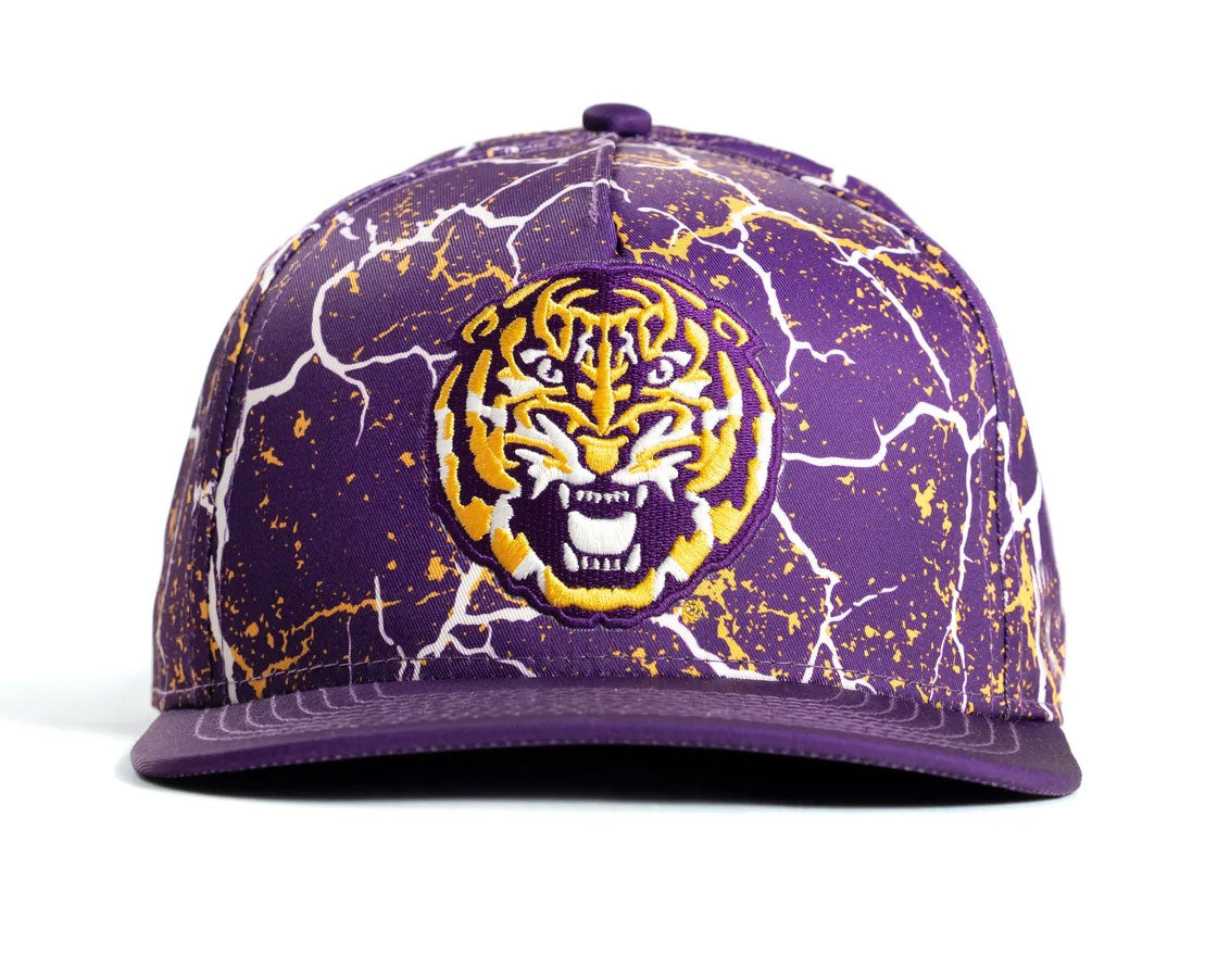 LSU Tigers Dyme Lyfe Mens Storm Snapback Hat OSFM