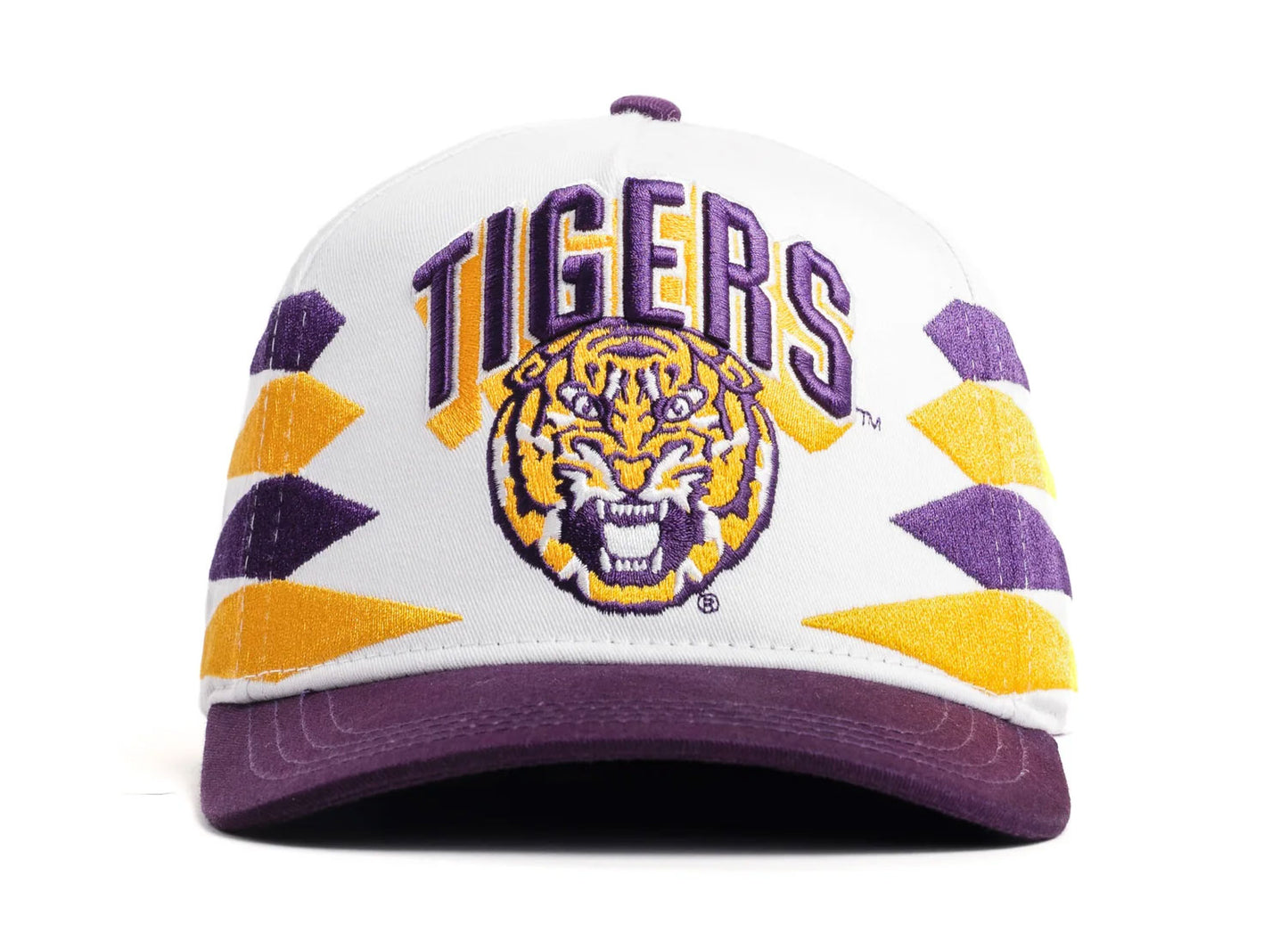 LSU Tigers Dyme Lyfe Mens Retro Diamond Snapback Hat OSFM