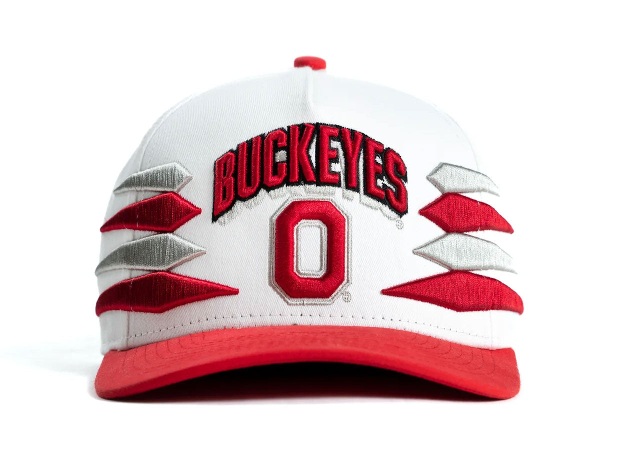 Ohio State Buckeyes Dyme Lyfe Mens Retro Diamond Snapback Hat OSFM