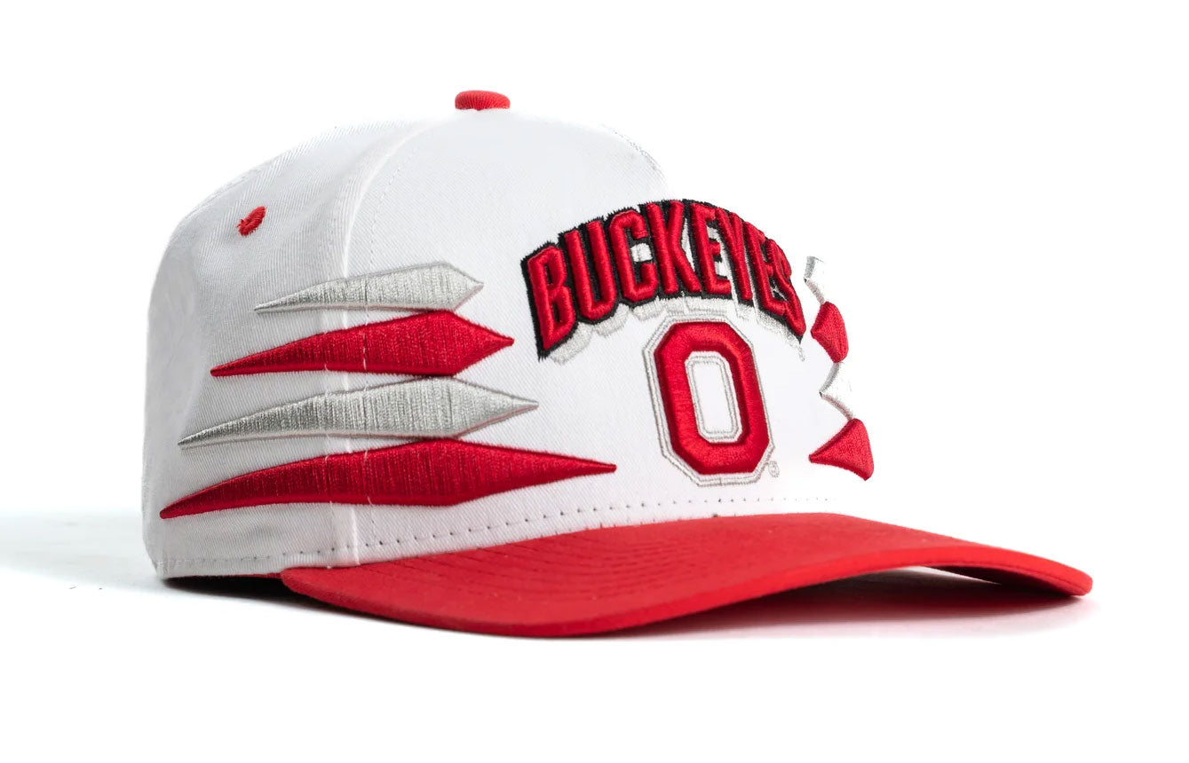 Ohio State Buckeyes Dyme Lyfe Mens Retro Diamond Snapback Hat OSFM