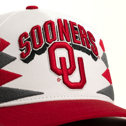 Oklahoma Sooners Dyme Lyfe Mens Retro Diamond Snapback Hat OSFM