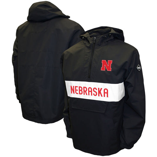 Nebraska Cornhuskers Franchise Club Mens NCAA Alpha Anorak Jacket