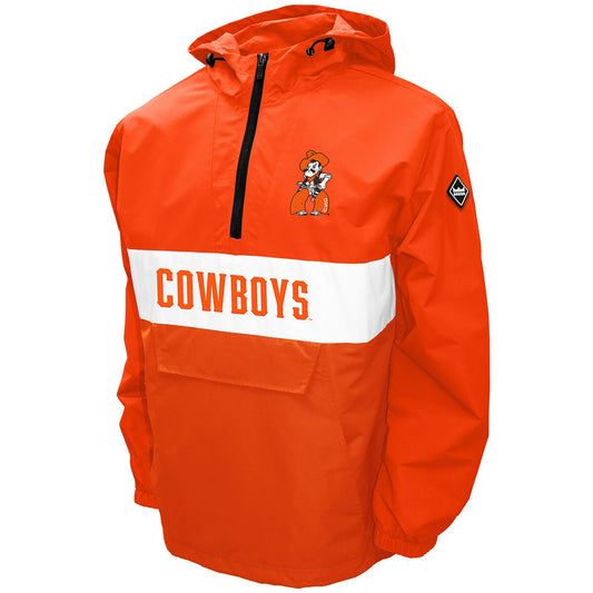 Oklahoma State Cowboys Franchise Club Mens NCAA Alpha Anorak Jacket