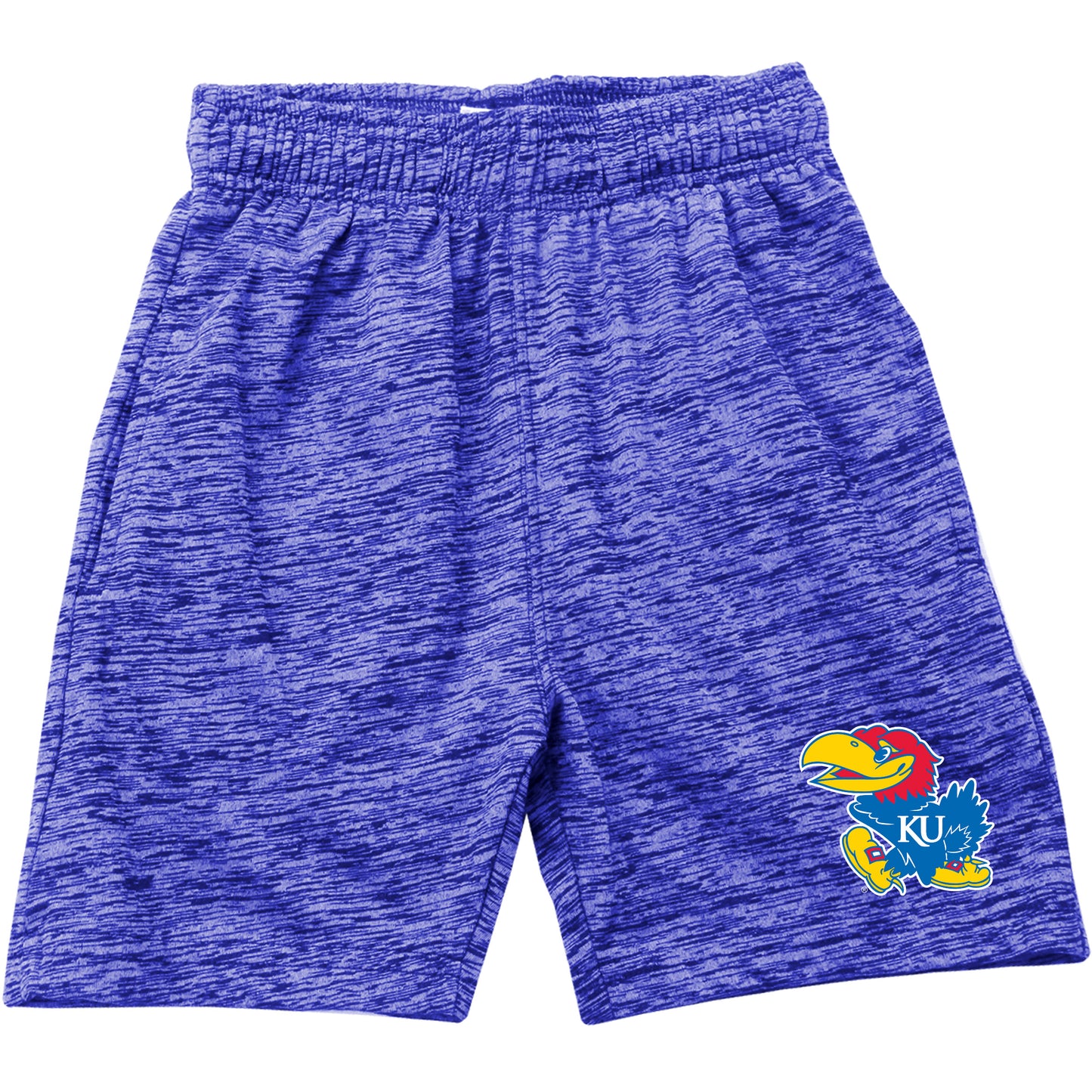Kansas Jayhawks Youth Wes and Willy Cloudy Yarn Shorts