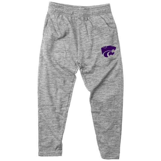 Kansas State Wildcats Wes and Willy Youth Boys Cloudy Yarn Athletic Pant