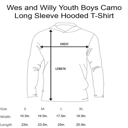 Vanderbilt Commodores Wes and Willy Youth Long Sleeve Camo Hooded T-Shirt