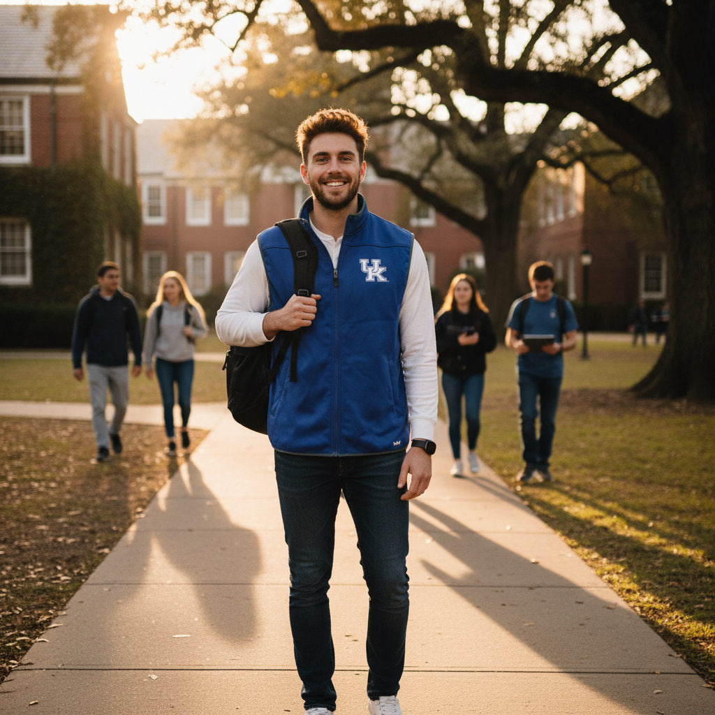 Kentucky Wildcats Franchise Club Mens Softshell Vest