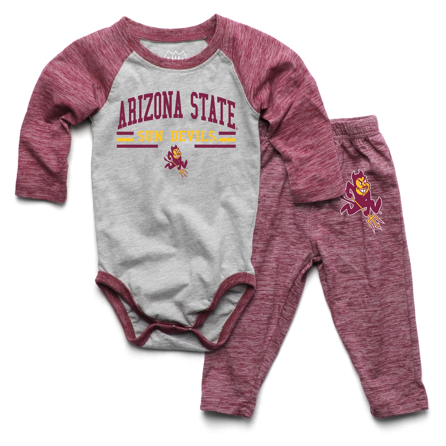 Arizona State Sun Devils Wes and Willy Baby College Team Hopper and Pant Set