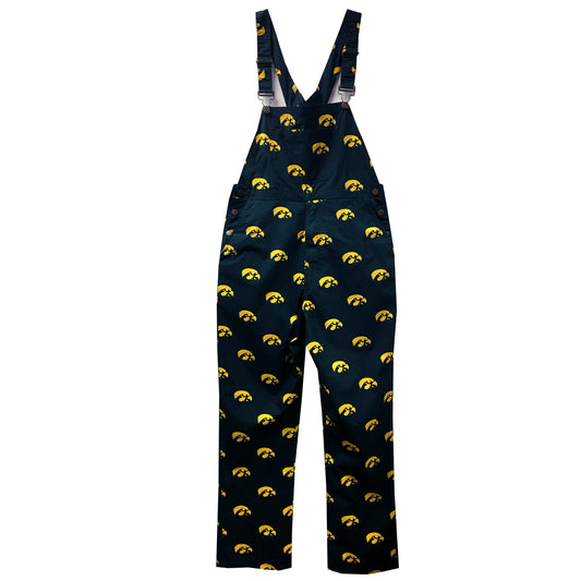 Iowa Hawkeyes Wes and Willy Mens College Lightweight Fashion Overalls