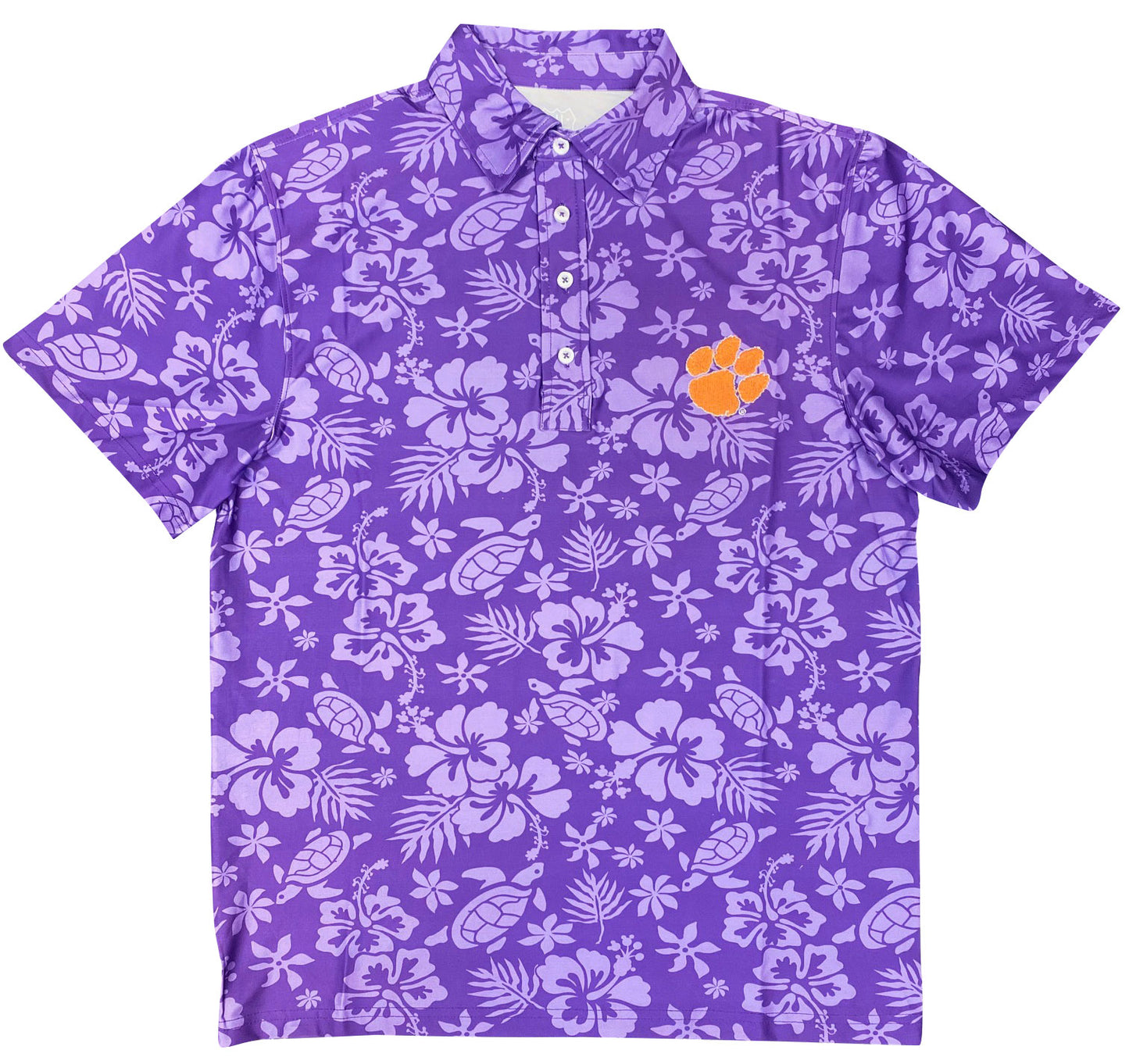 Clemson Tigers Wes and Willy Mens Beach Performance Polo