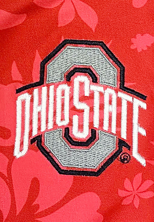 Ohio State Buckeyes Wes and Willy Mens Beach Performance Polo Red