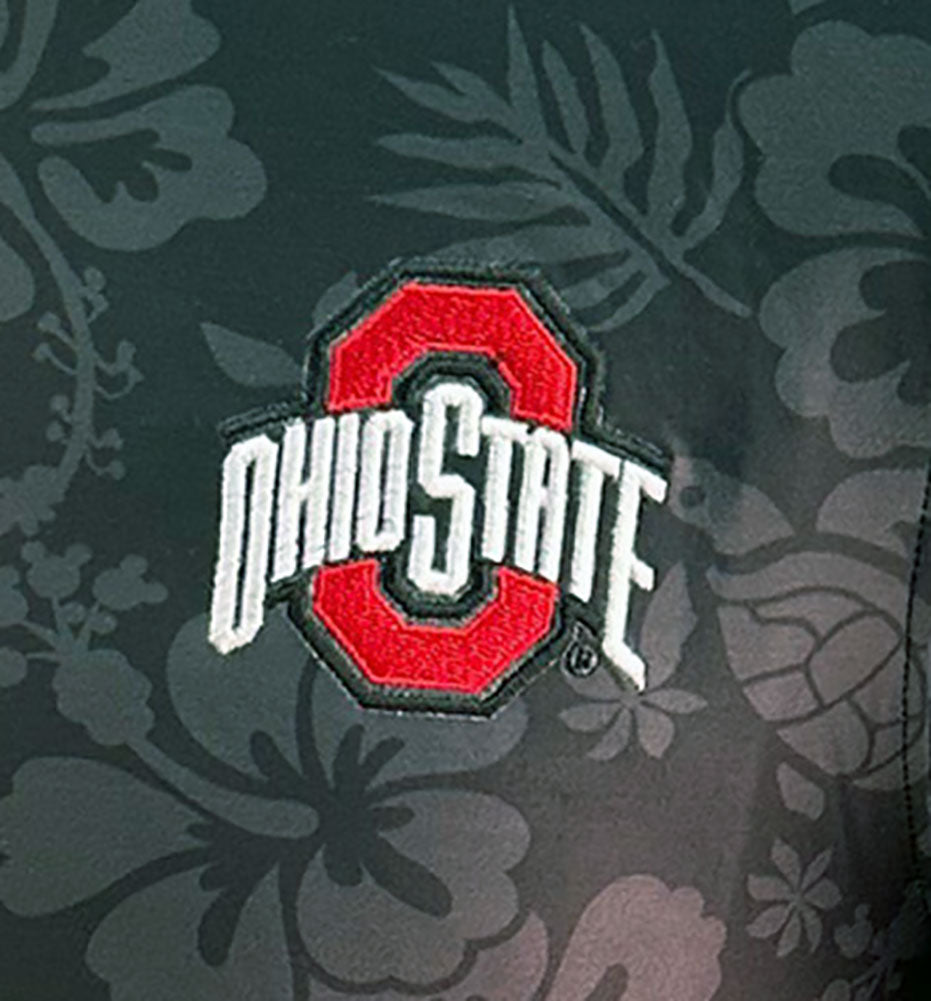 Ohio State Buckeyes Wes and Willy Mens Beach Performance Polo Black