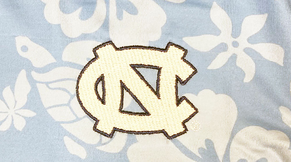 North Carolina Tar Heels Wes and Willy Mens Beach Performance Polo