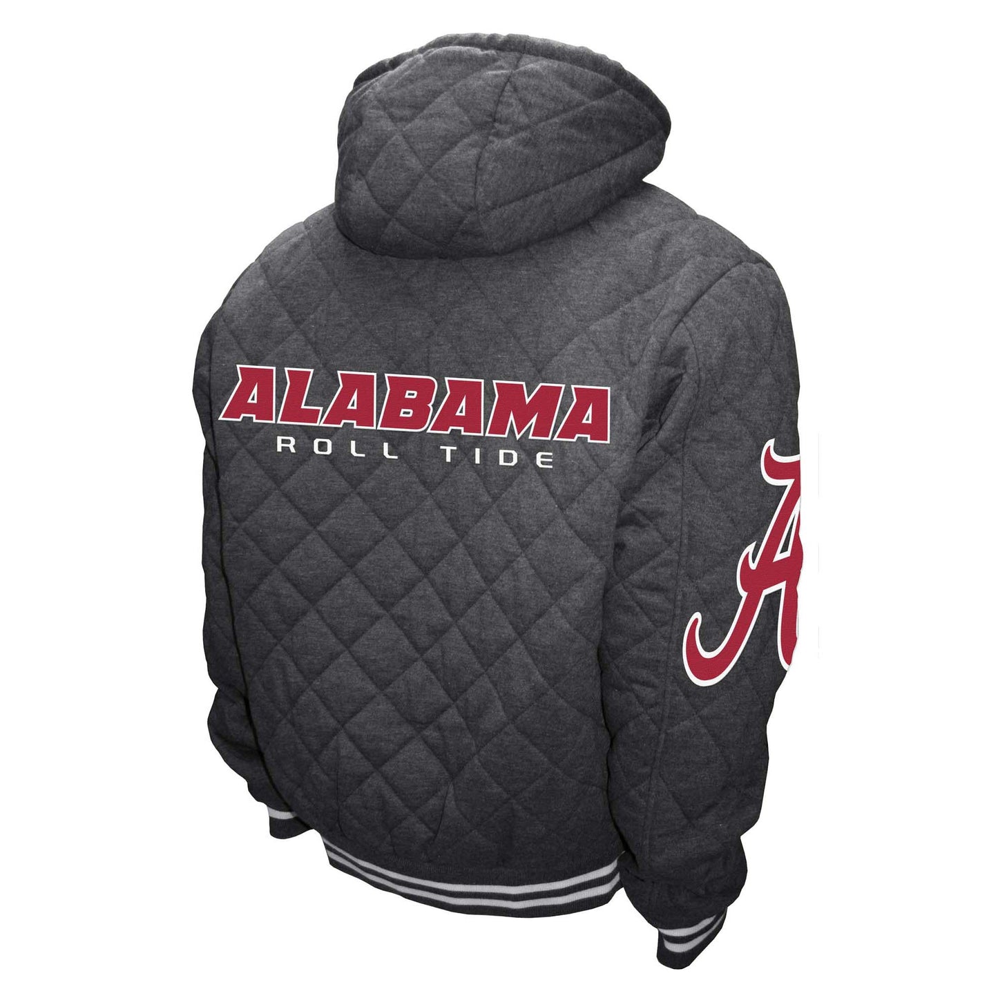 Alabama Crimson Tide Franchise Club Mens Diamond Quilted Full Zip Jacket