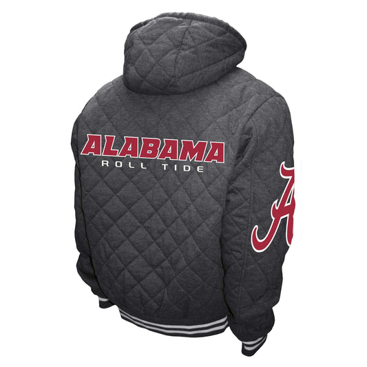 Alabama Crimson Tide Franchise Club Mens Diamond Quilted Full Zip Jacket