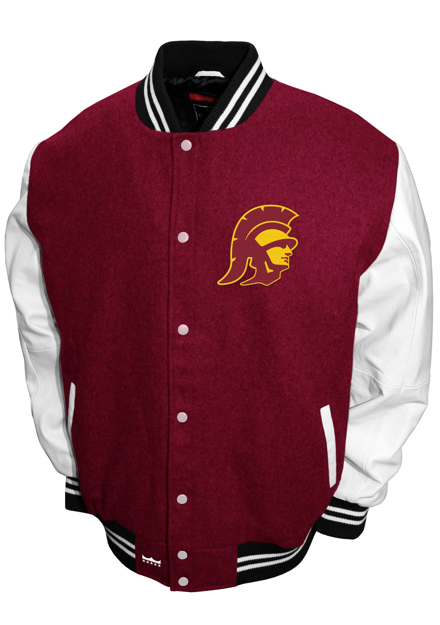 USC Trojans Franchise Club Mens Graduate Wool Varsity Letterman Jacket