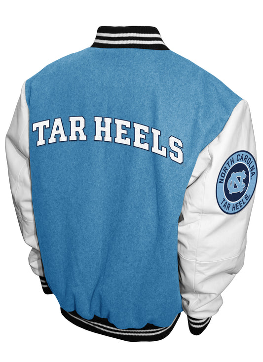 North Carolina Tar Heels Franchise Club Mens Graduate Wool Varsity Letterman Jacket