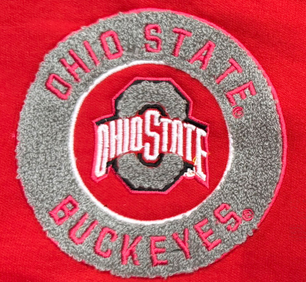 Ohio State Buckeyes Franchise Club Mens Walk On Hoodie Jacket Red