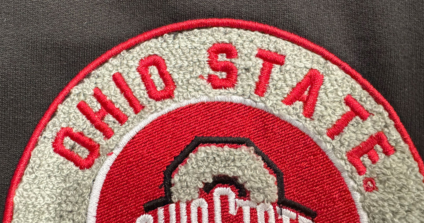 Ohio State Buckeyes Mens Walk On Full Zip Hoodie Style Jacket Black