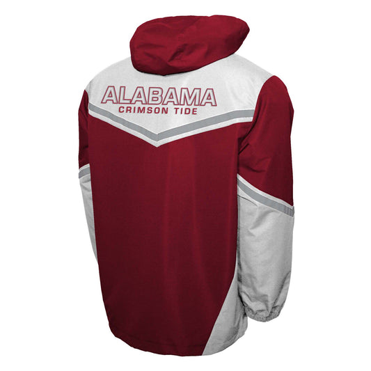 Alabama Crimson Tide Franchise Club Mens Action Anorak Pullover Lightweight Jacket