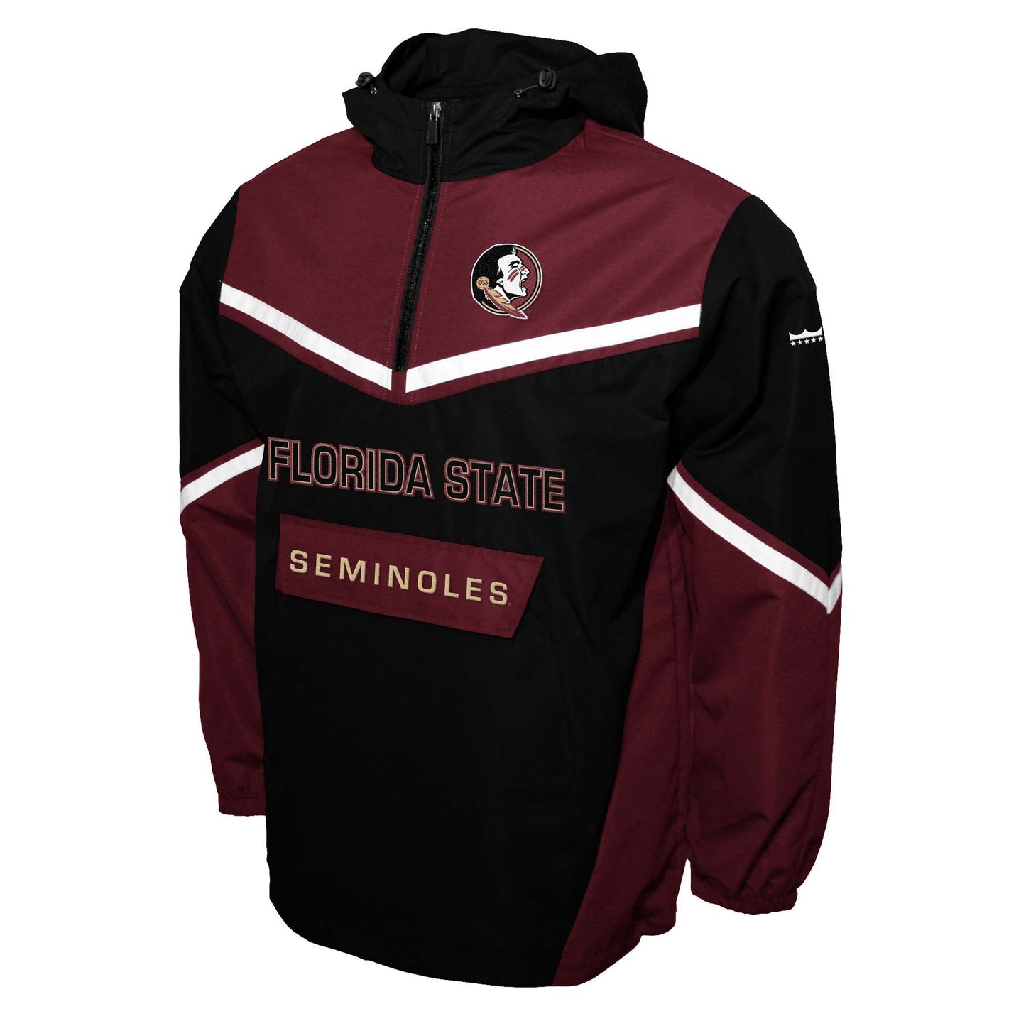 Florida State Seminoles Franchise Club Mens Action Anorak Pullover Lightweight Jacket