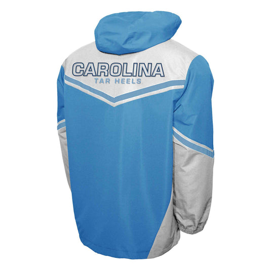 North Carolina Tar Heels Franchise Club Mens Action Anorak Pullover Lightweight Jacket