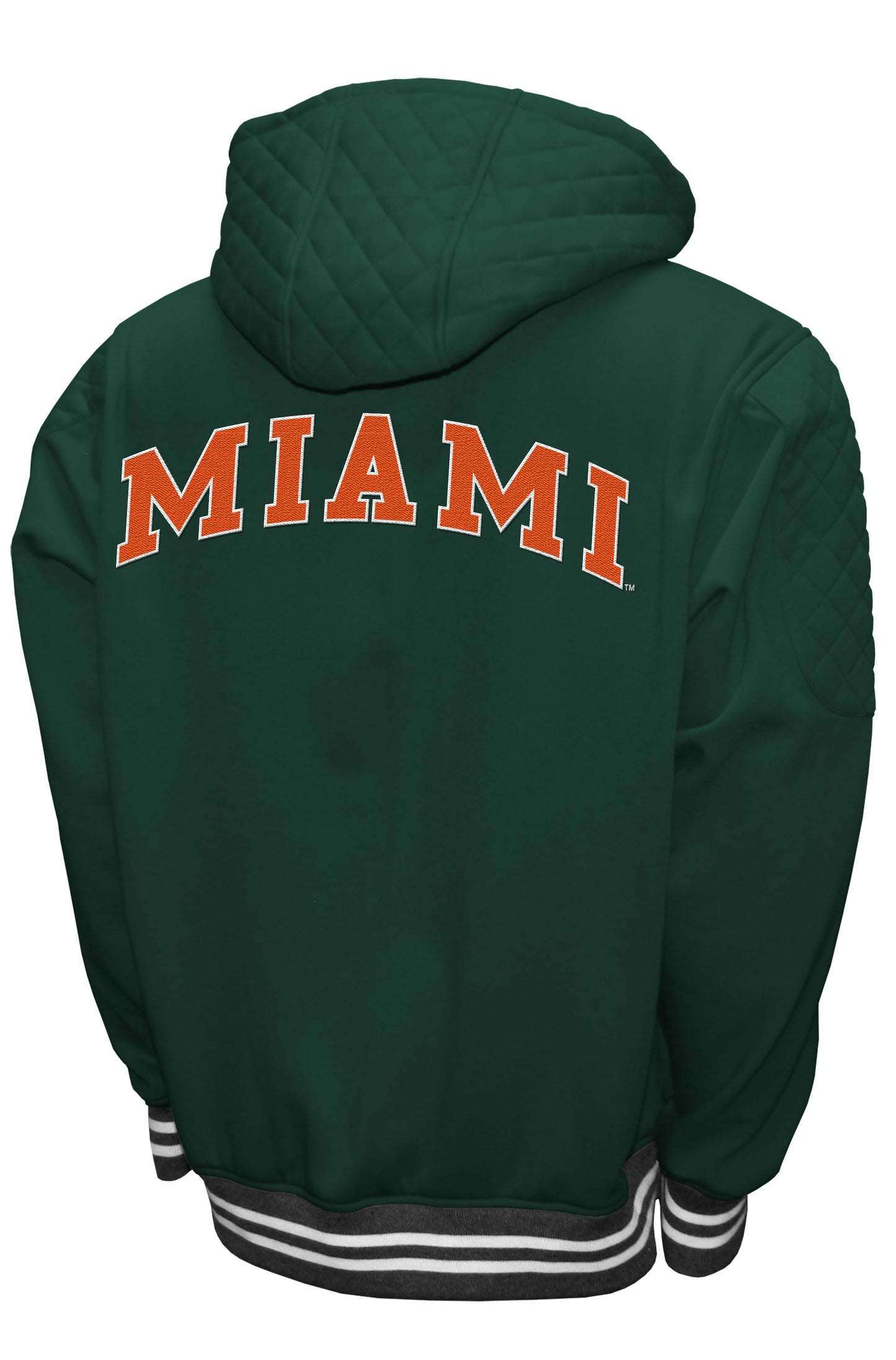Miami Hurricanes Franchise Club Mens Grind Hoodie Jacket
