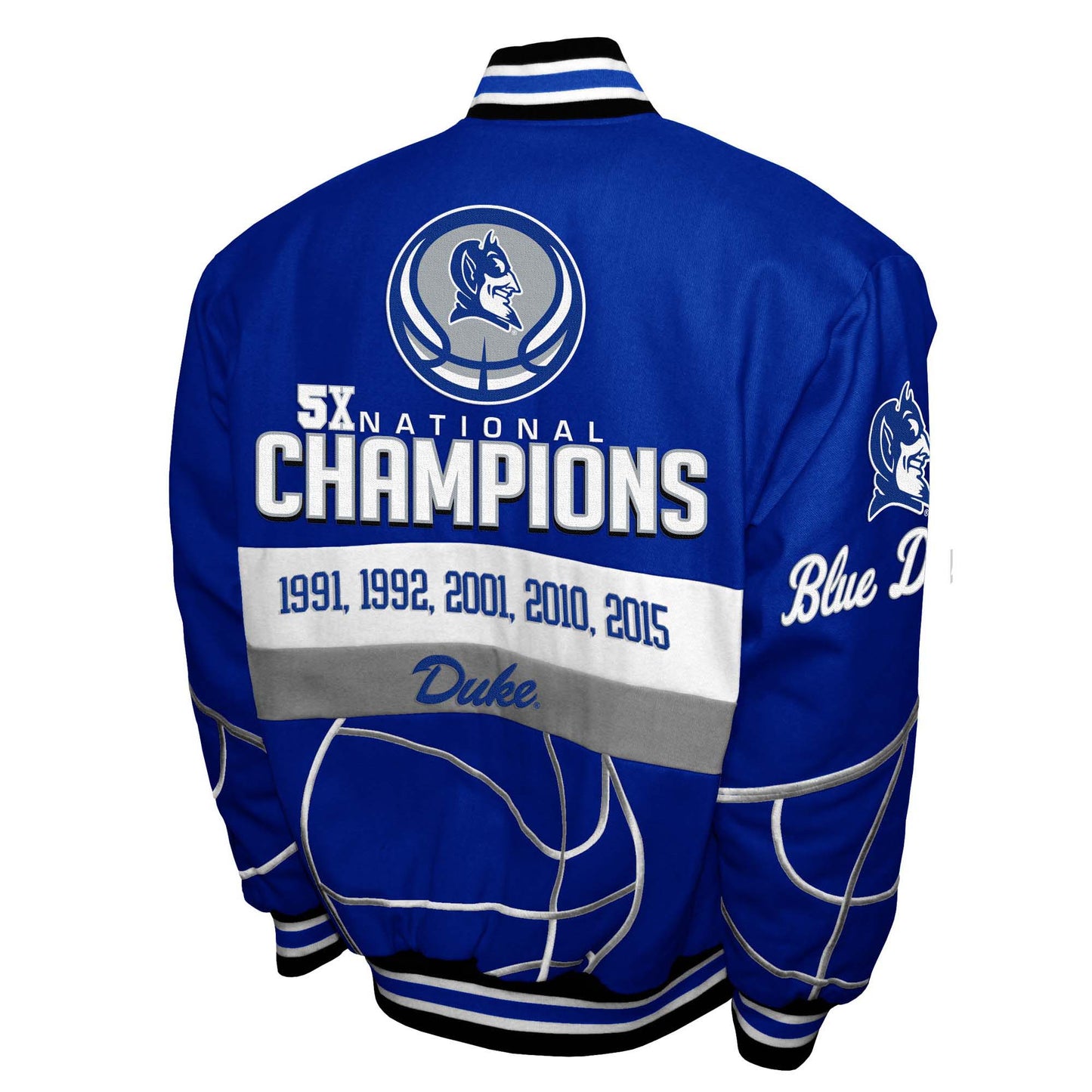 Duke Blue Devils Franchise Club Mens Commemorative Twill Jacket