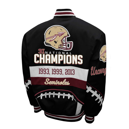 Florida State Seminoles Franchise Club Mens Commemorative Twill Jacket