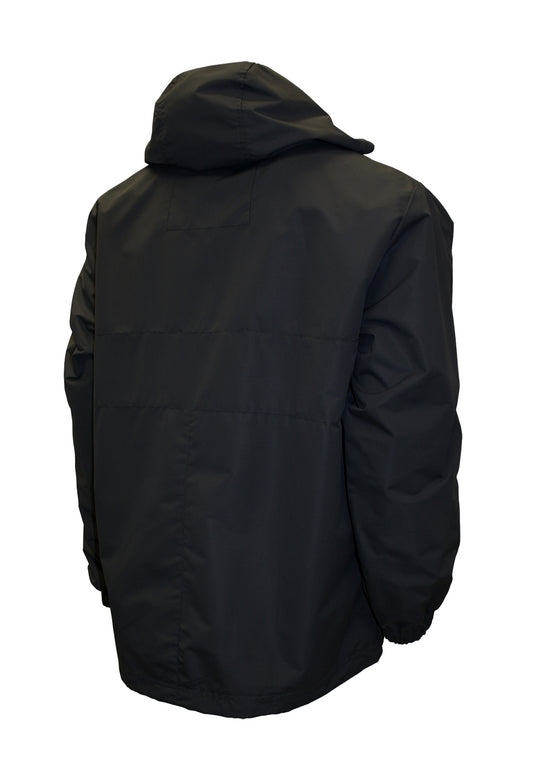 Georgia Bulldogs Franchise Club Mens NCAA Alpha Anorak Jacket Black-New Logo