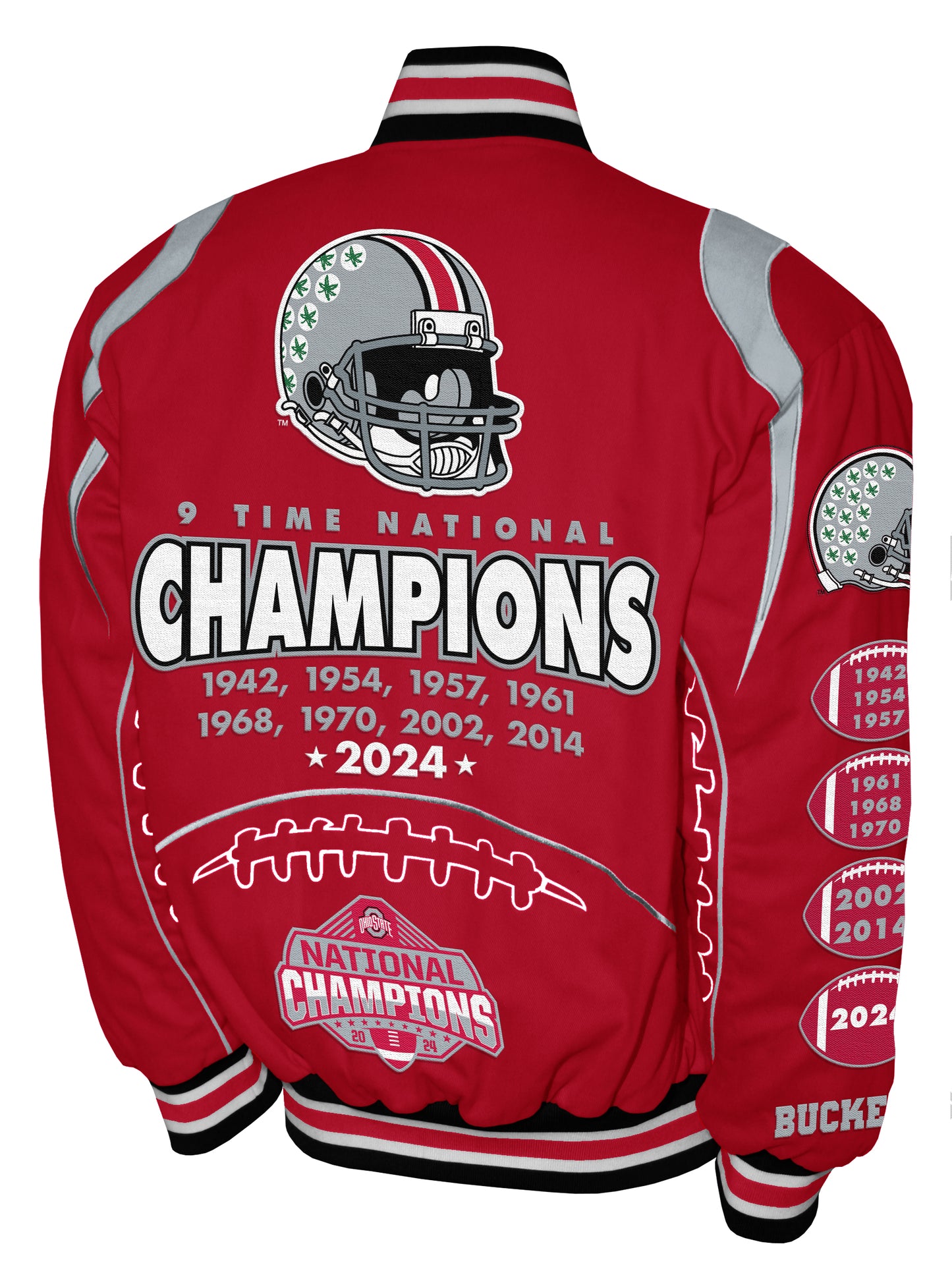 Ohio State Buckeyes Franchise Club Mens Commemorative Twill Jacket