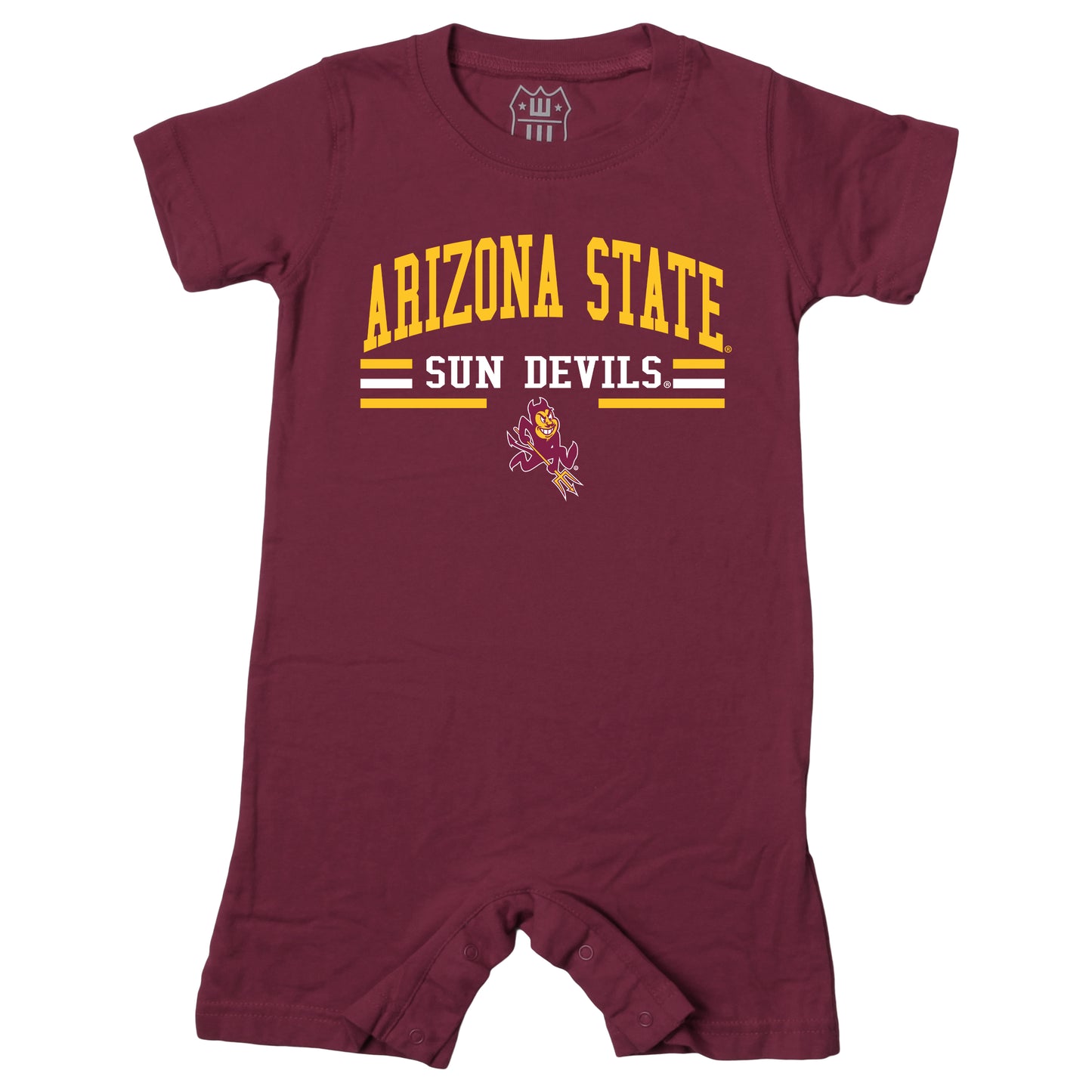 Arizona State Sun Devils Wes and Willy Baby College Team Shorts Romper