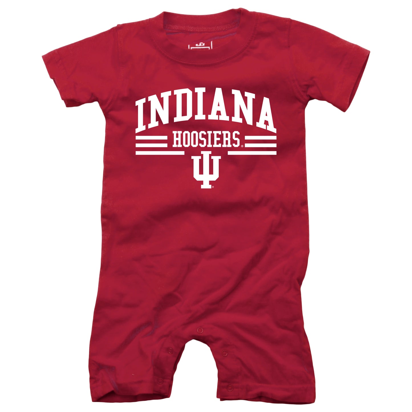 Indiana Hoosiers Wes and Willy Baby College Team Shorts Romper