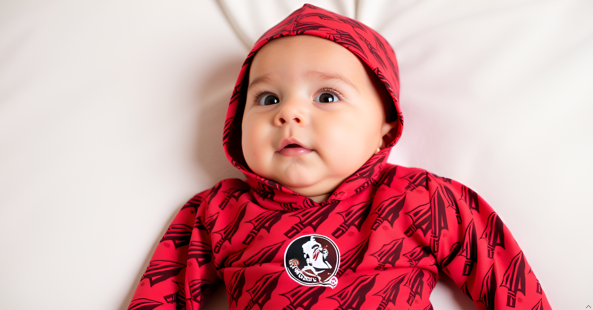 Florida State Seminoles Wes and Willy Infant and Toddler All Over Team Logo Outfit