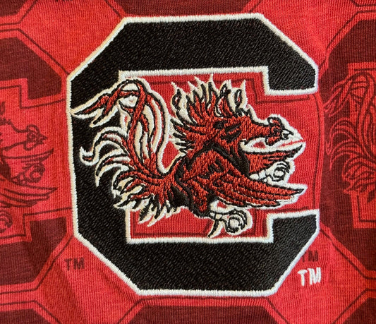 South Carolina Gamecocks Wes and Willy Infant and Toddler All Over Team Logo Outfit