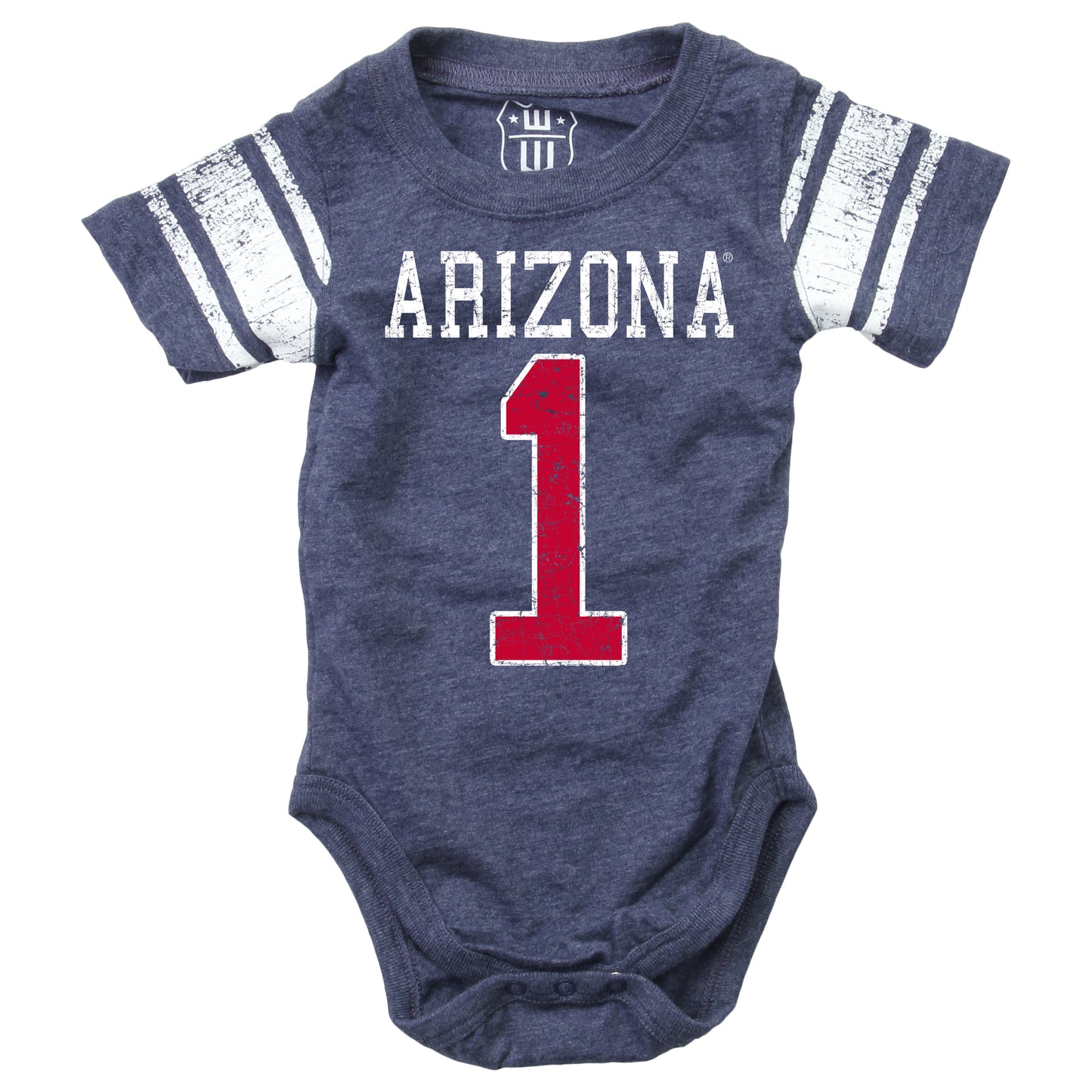 Arizona Wildcats Wes and Willy Baby College One Piece Jersey Bodysuit