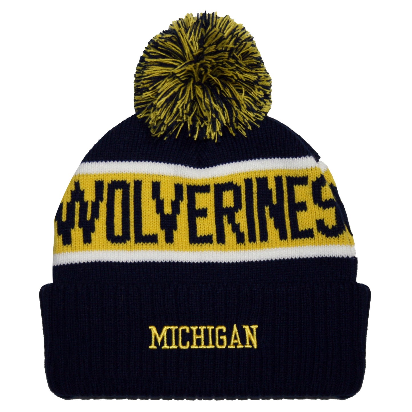 Michigan Wolverines Franchise Club Unisex Warrior Knit Hat with Pom