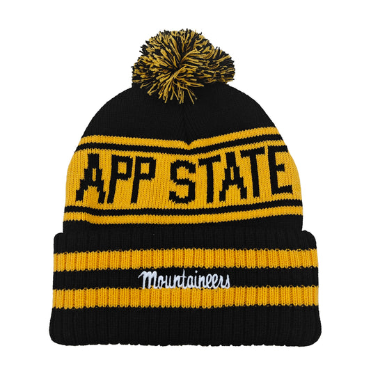 Appalachian State Mountaineers Franchise Club Unisex Rally Cry Knit Hat with Pom