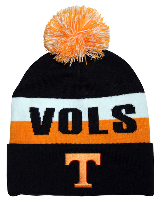 Tennessee Volunteers Franchise Club Unisex Jaquard Knit Hat with Pom