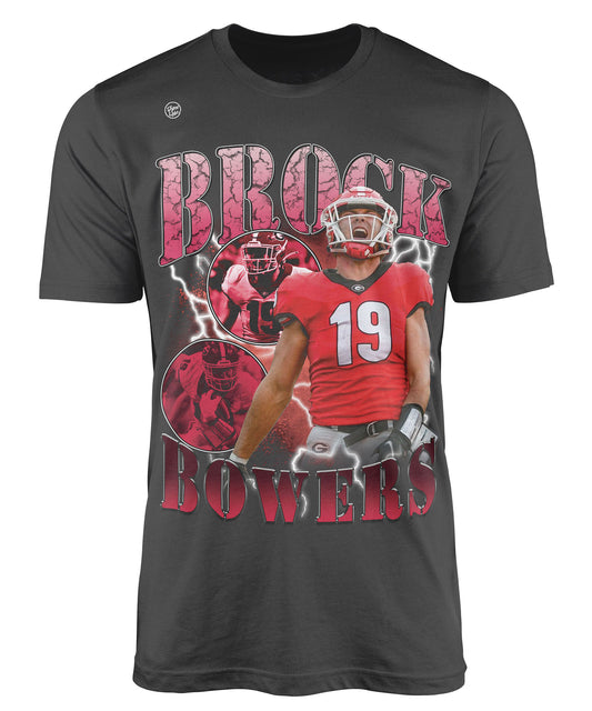 Georgia Bulldogs NIL Brock Bowers Dyme Lyfe Mens Player Action T-Shirt
