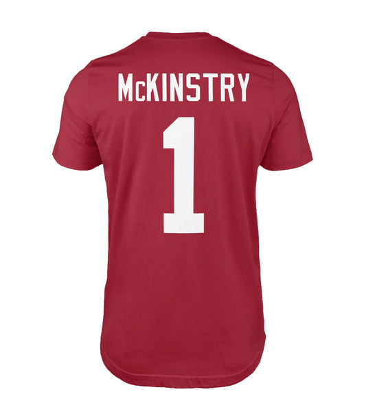 Alabama Crimson Tide NIL Kool-Aid McKinstry Dyme Lyfe Mens Player Name and Number T-Shirt