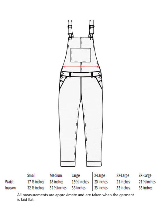 Oklahoma State Cowboys Wes and Willy Mens College Floral Lightweight Fashion Overalls