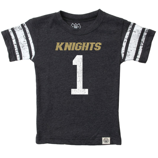 Central Florida Knights Wes and Willy Youth Boys College Short Sleeve Jersey T-Shirt