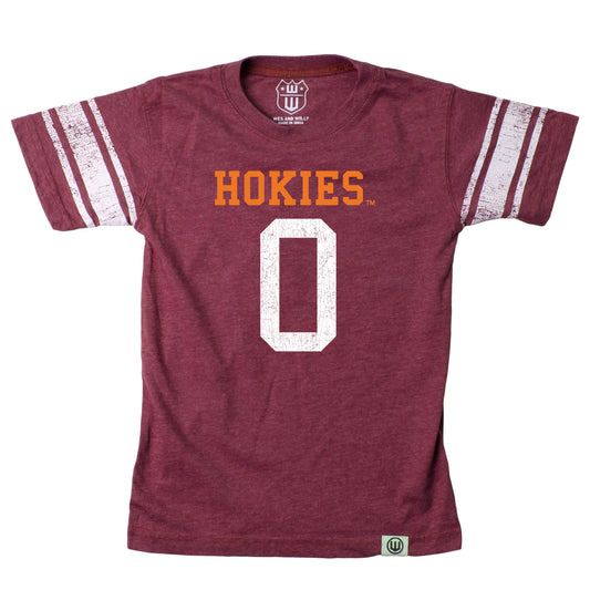 Virginia Tech Hokies Wes and Willy Youth Boys College Short Sleeve Jersey T-Shirt