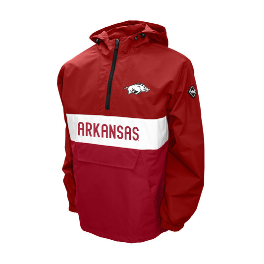 Arkansas Razorbacks Franchise Club Mens NCAA Alpha Anorak Jacket