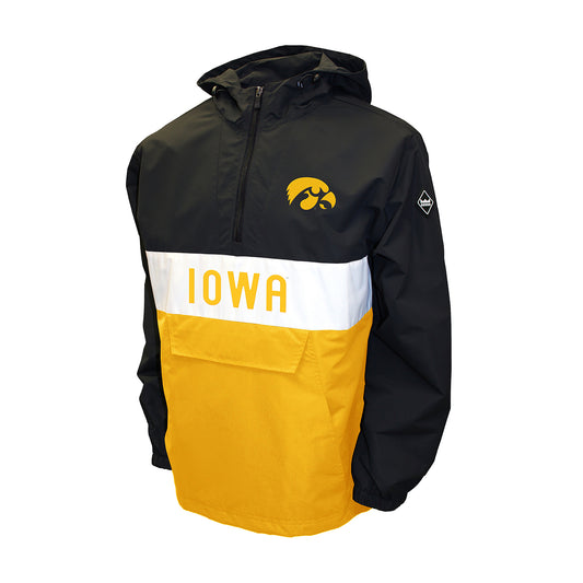 Iowa Hawkeyes Franchise Club Mens NCAA Alpha Anorak Jacket