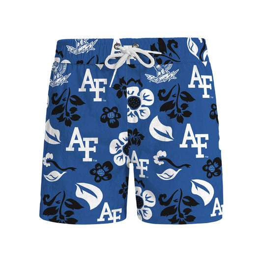 Air Force Falcons Wes and Willy Mens College Floral Swim Trunk