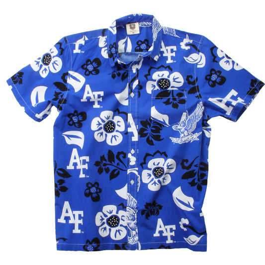 Air Force Falcons Wes and Willy Mens College Floral Shirt