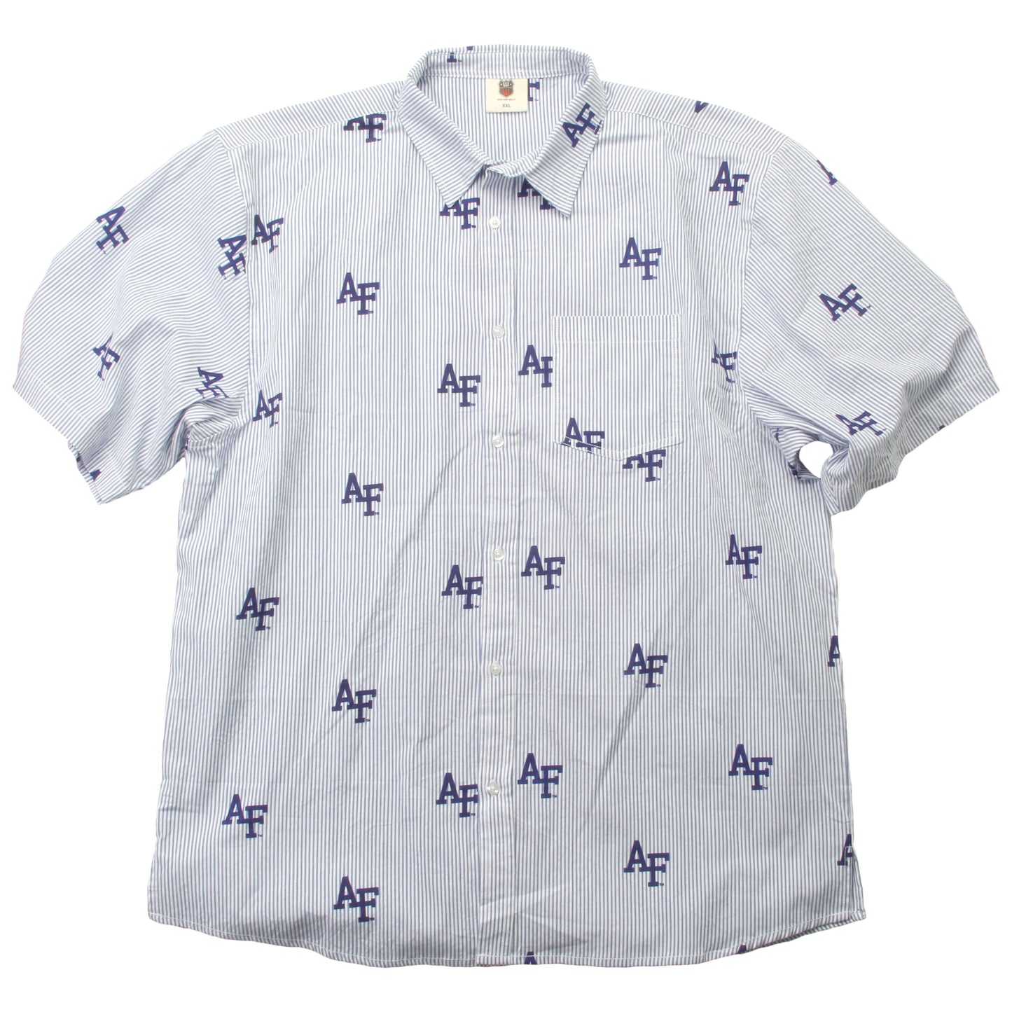 Air Force Falcons Wes and Willy Mens College Seersucker Shirt