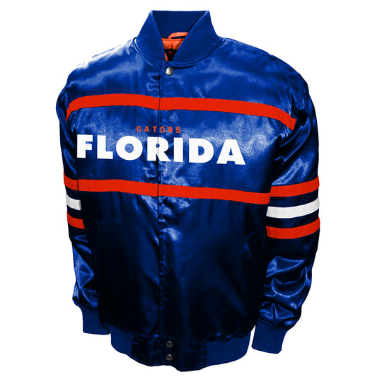 Florida Gators Franchise Club Mens 2nd Era Full-Snap Satin Jacket